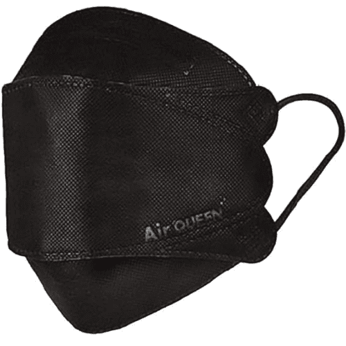 Air queen Nano Filter Face Mask for Adults, Lightweight and Breathable with Soft and Elastic Ear Loop, Reusable (Black) 50pcs - Image 5