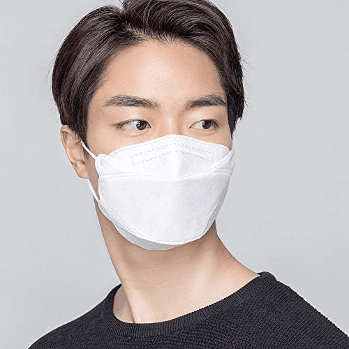 Air queen Nano Mask 3-Layer Nano-Filter Face Mask for Adults, Lightweight and Breathable with Soft and Elastic Ear Loop, Reusable (White) 100pcs - Image 3