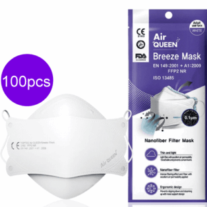 Airqueen nano BREEZE mask with FDA and CE FFP2 approval 100pcs